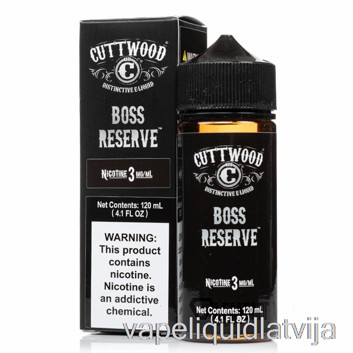Boss Rezerve - Cuttwood E-liquid - 120ml 6mg Vape šķidrums